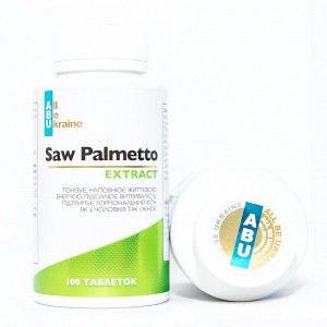 Екстракт Со Пальметто Saw Palmetto ABU, 100 капсул